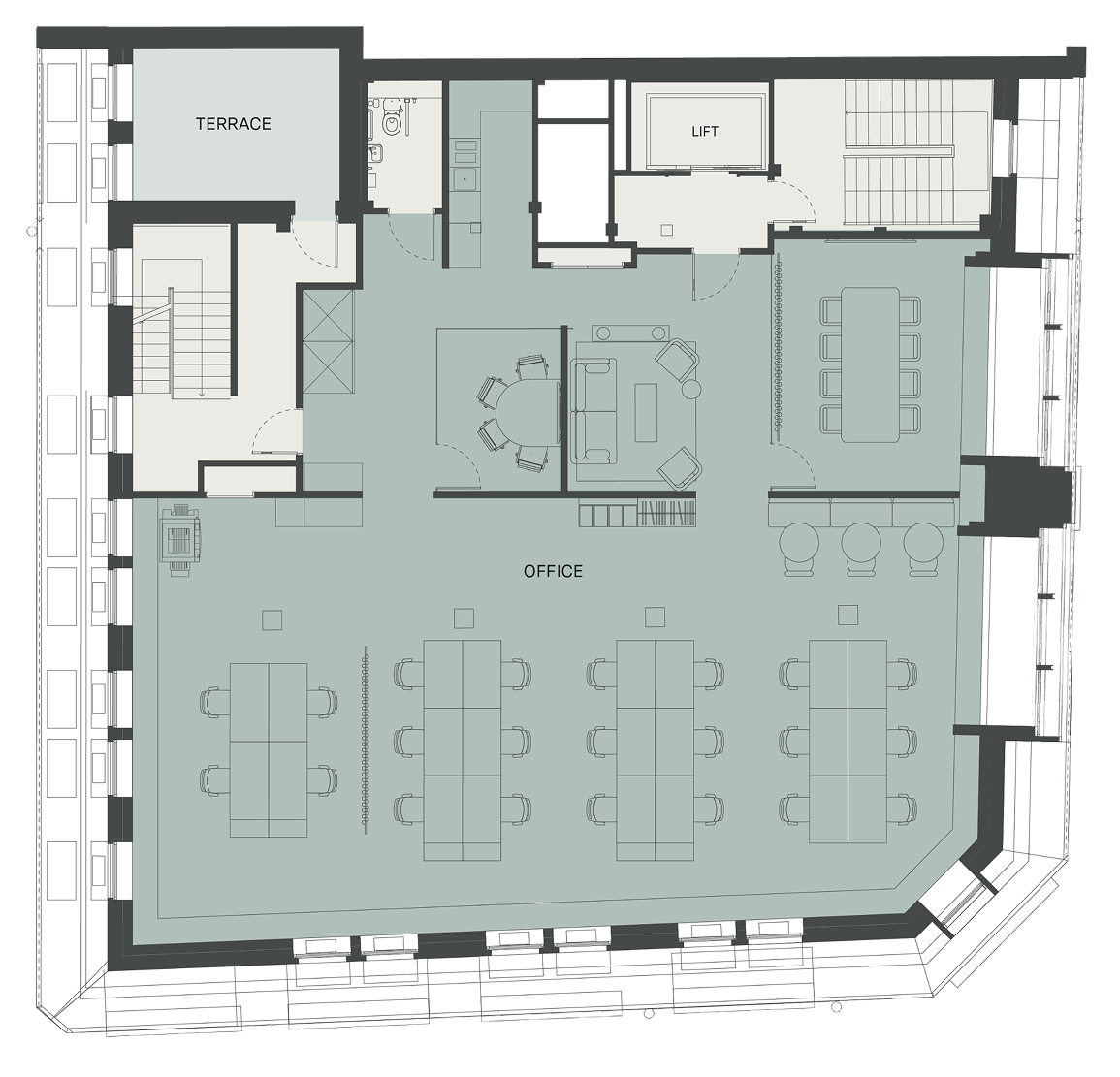 Fifth floor plan