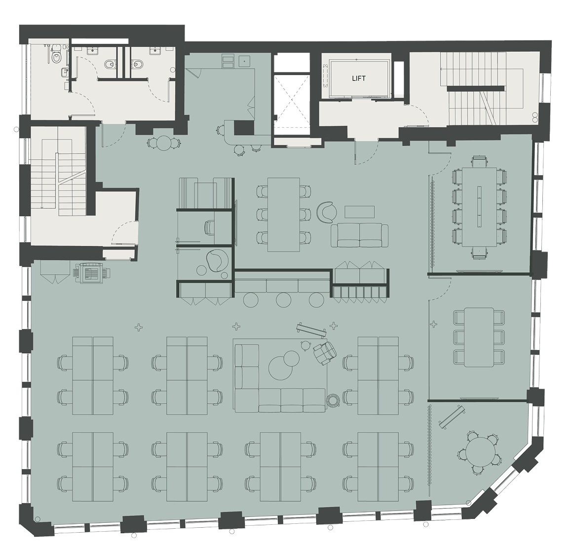 Second floor plan
